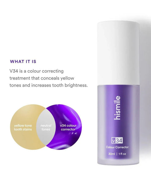 HiSmile V34 Teeth Whitening Purple Toothpaste